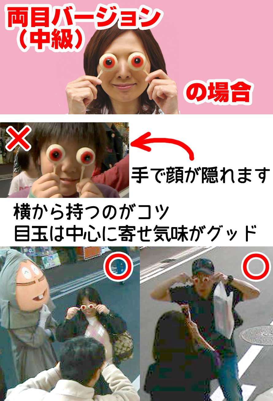 撮影方法　両目バージョン